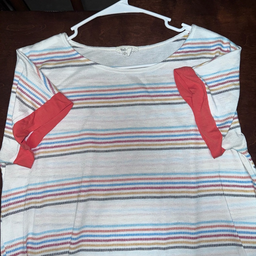Colorful Striped Crop Top